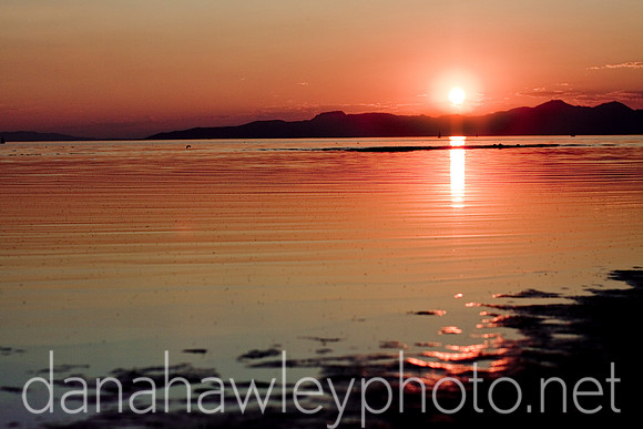 the great salt lake.