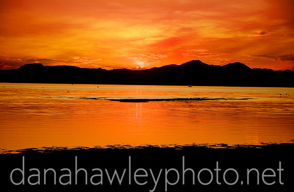 the great salt lake.