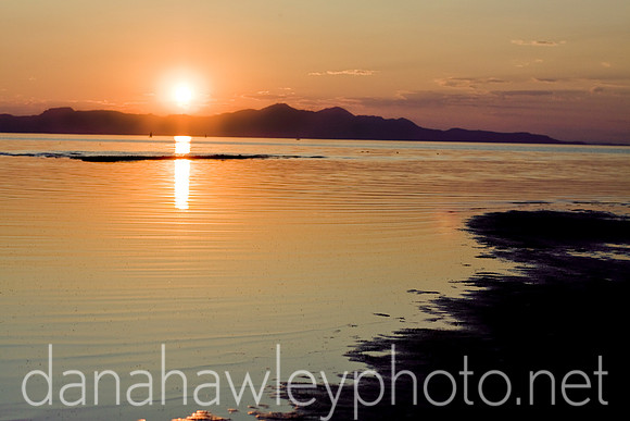 the great salt lake.