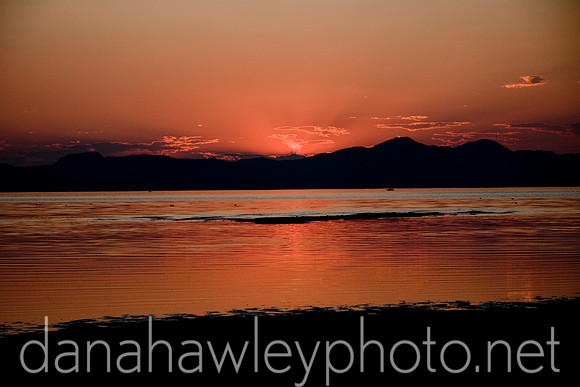 the great salt lake.